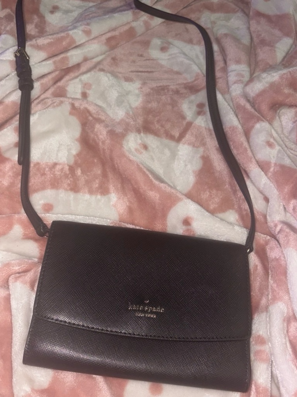 kate spade Black Crossbody Leather Mini Bag